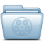 Movies Blue Icon 64x64 png